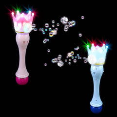 13.5" Light-Up Crown Bubble Wand - LLB Toys