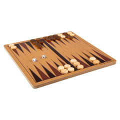 10" WOODEN BACKGAMMON LLB Wood Toy - Kids
