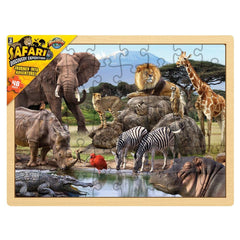 15.75" x 11.75" 48PC SAFARI PUZZLE LLB Puzzle