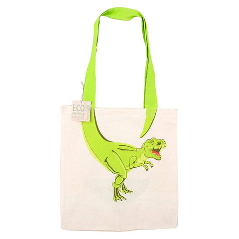16" DINO TAIL ECO-FRIENDLY CANVAS BAG LLB kids Toys