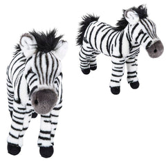 12" HEIRLOOM STANDING ZEBRA LLB Plush Toys
