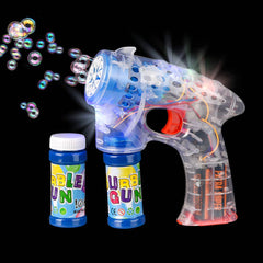 7" Light-Up 10 Hole Bubble Blaster 24/ - LLB Toys