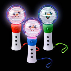 7.25" Light-Up Snowman Magic Ball Wand - LLB Toys