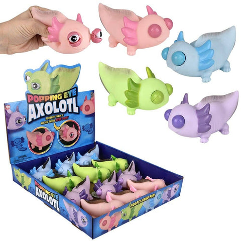 5" Popping Eye Axolotl Plush - LLB Toys