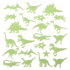 Glow in Dark Dinosaur Stickers 24ct - LLB Toys