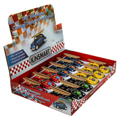 5" DIE-CAST CLASSIC VW BEETLE WITH SURFBOARD LLB Car Toys