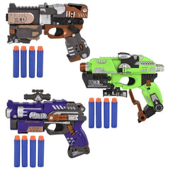 8" Robot Dart Blaster 6ct LLB kids toys