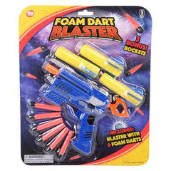 7.5" FOAM DART AND ROCKET BLASTER - LLB kids toys