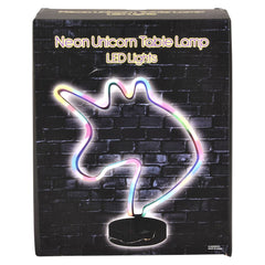 LED Neon Table Lamp - Unicorn 11.5" - LLB Toys