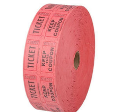 DOUBLE ROLL TICKET RED -2000/ROLL LLB kids toys