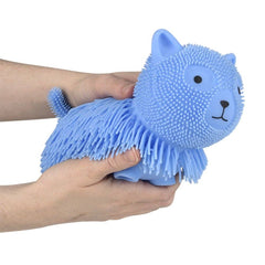 7" Shaggy Puffer Cat 12ct- LLB Toys