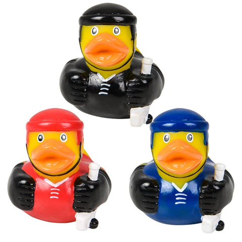 2" HOCKEY RUBBER DUCKIES LLB Bath Toys