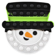 SNOWMAN TOP HAT BUBBLE POPPERS 6" Christmas - LLB Toys
