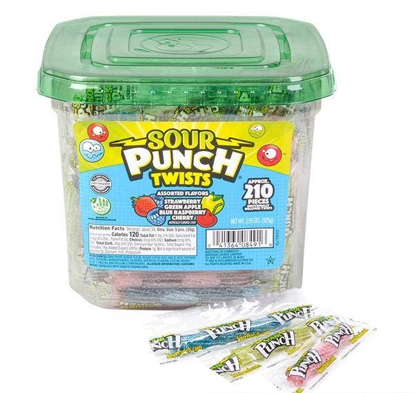 SOUR PUNCH TWISTS - LLB Candy