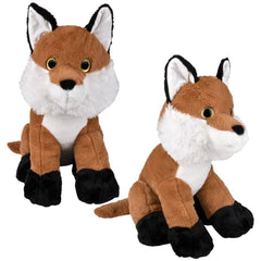 Sitting Fox 18in Plush Toy - LLB Toys