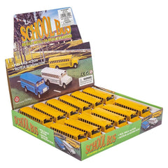 5" DIE-CAST PULL BACK SCHOOL BUS LLB Car Toys