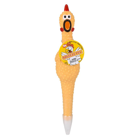 7" Rubber Chicken Pen - LLB Toys