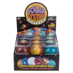 Squeezy Solar System Sugar Ball 2.5" 18ct