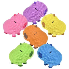 6" Capybara Puffer-Assorted Colors- LLB Toys