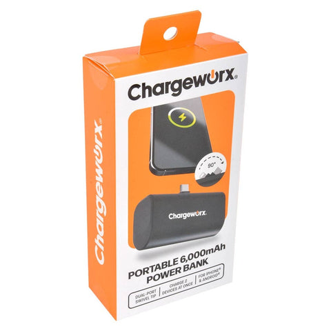 Chargeworx Fast Charging Power Bank 6000mah