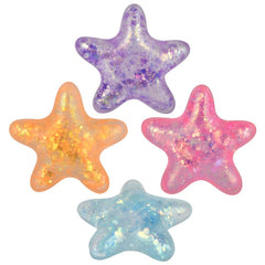 2.4" Squeezy Sugar Star Fish 24ct - LLB Toys