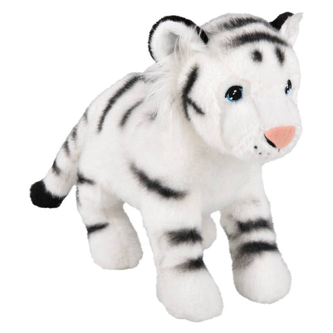 11" Animal Den White Tiger Plush - LLB Toys