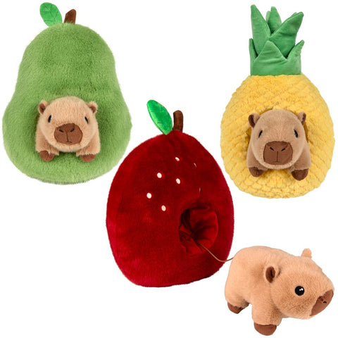 15" Capybara In Fruit Plush - LLB Toys