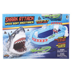 AQUA SHARK ATTACK SPEED BOAT RACETRACK LLB kids toys