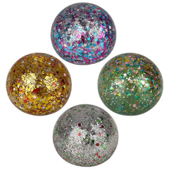 2.4" Sparkle Squeezy Sugar Ball 12ct - LLB Toys