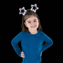 Light-Up Neon Bright Star Headband