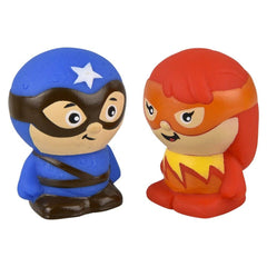 2" Rubber Superhero Assortment LLB kids toys
