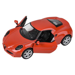 5" Diecast Pull Back 2013 Alfa Rome 4C - LLB Toys