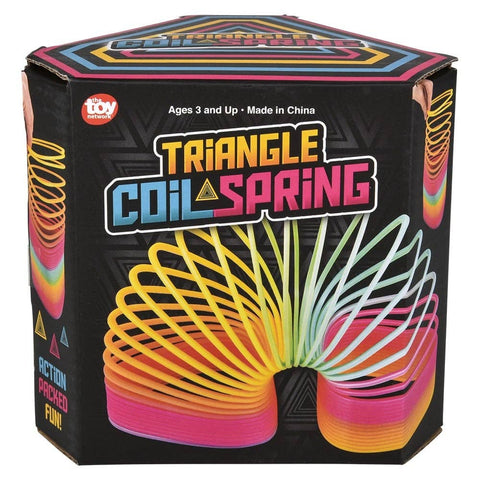 5" JUMBO TRIANGLE RAINBOW COIL SPRING LLB kids toys
