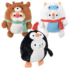12" Squishy-Ishies Dressed Christmas Animals - LLB Toys