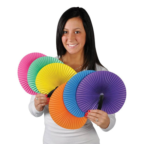 10" SOLID COLOR FOLDING FANS LLB Accessories