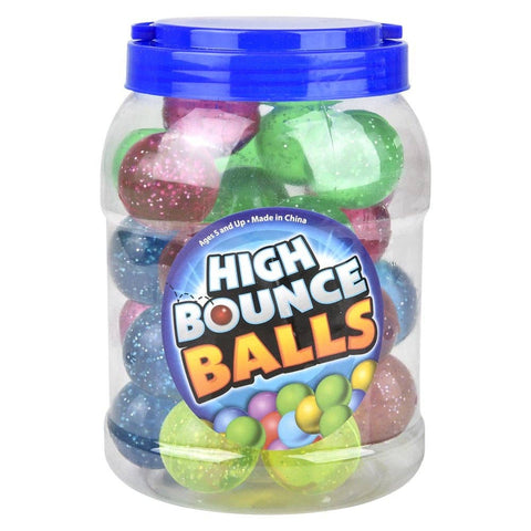 1.75" GLITTER HI-BOUNCE BALL LLB kids toys