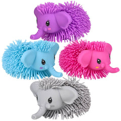 7" Shaggy Puffer Elephant - LLB Toys