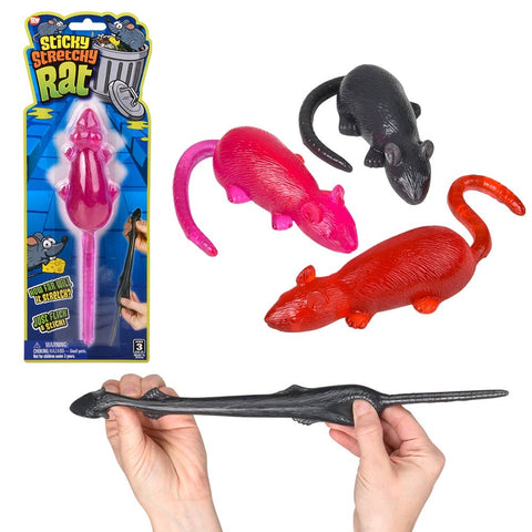 Sticky And Stretchy Rat 8" - LLB Toys