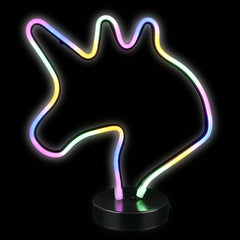 LED Neon Table Lamp - Unicorn 11.5" 8/11 - LLB Toys