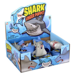 2" Stretchy Shark Finger Puppet LLB Kids Toys