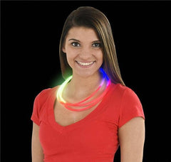 22" TRI-COLOR GLOW NECKLACE LLB kids toys