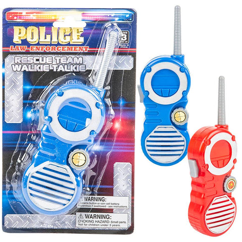7" RESCUE TEAM IMITATION WALKIE TALKIE TOY LLB kids toys