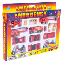 DIE-CAST FIRE TEAM 15PC SET LLB Car Toys