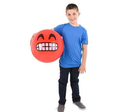18" EMOTICON VINYL BALL ASSORTED COLOR (48/cs) LLB kids toys