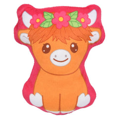 6" Highland Cow Pancake Plush - LLB Toys