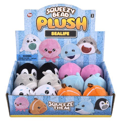 3" Sea Life Squeezy Bead plush LLB Plush Toys