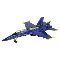 9" DIE-CAST PULL BACK F-18 BLUE ANGEL LLB Car Toys