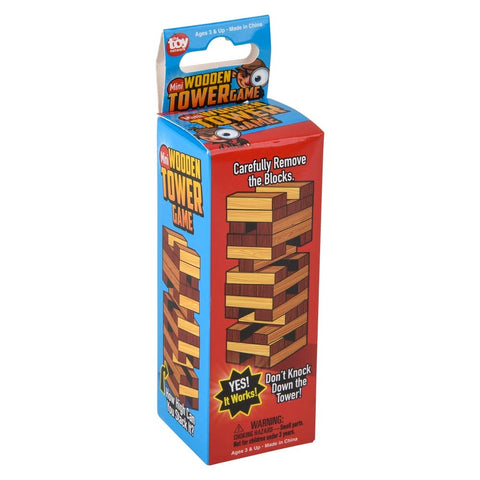 Mini Wooden Tower Game 4" - LLB Toys