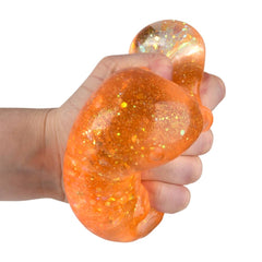 4" Jumbo Sugar Squeezy Halloween Pumpkin Bear  - LLB Toys