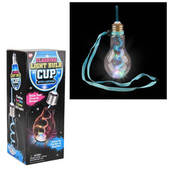 16oz FLASHING LIGHT BULB CUP WITH LANYARD LLB kids toys